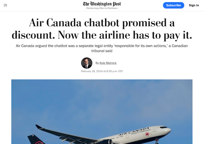 P.T. Barnum once said “There’s no such thing as bad publicity.” Pretty sure Air Canada would beg to differ in this case.